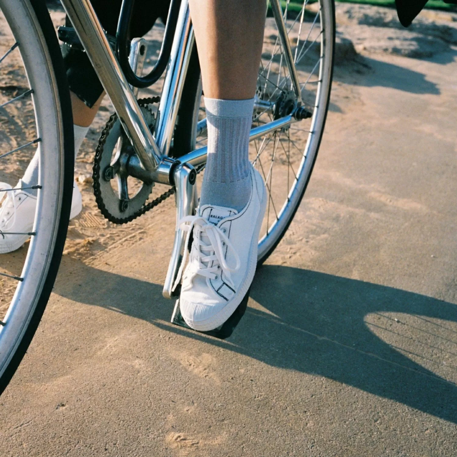 Balagan Novesta Star Master Sneakersy Damskie Vegan, Perlowy Z Czarna Nicia