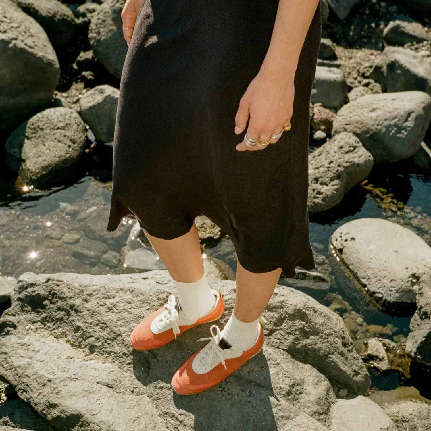 Balagan Ritza Sneakersy, Vintage Czerwony Nubuk