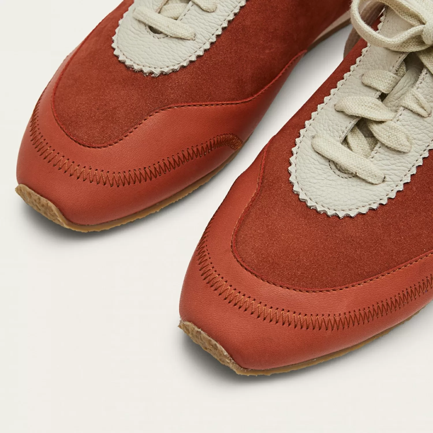 Balagan Ritza Sneakersy, Vintage Czerwony Nubuk