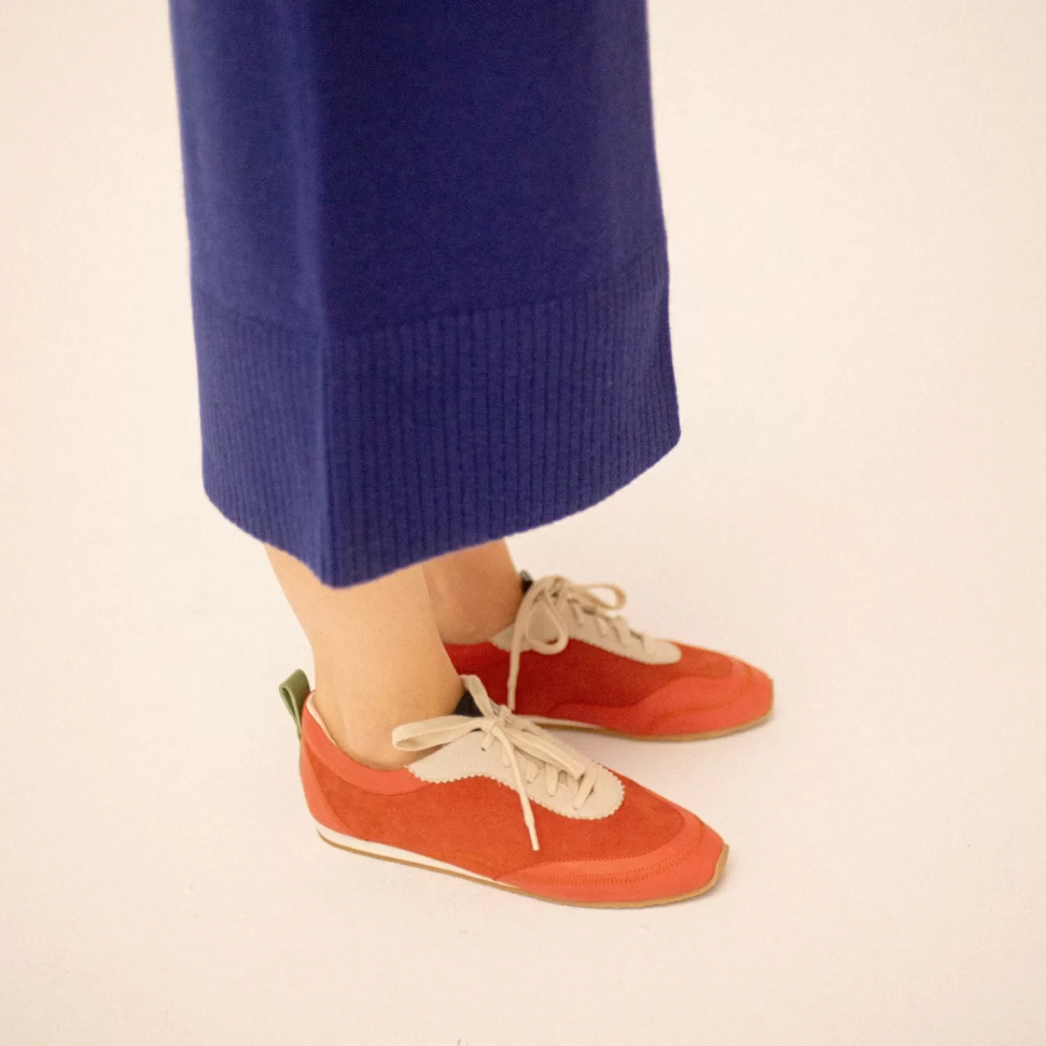 Balagan Ritza Sneakersy, Vintage Czerwony Nubuk