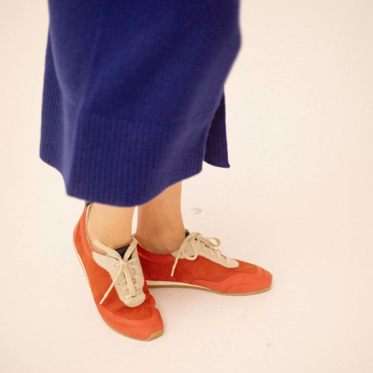 Balagan Ritza Sneakersy, Vintage Czerwony Nubuk